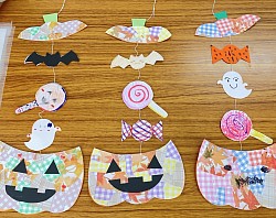 ハロウィン制作 名古屋 東区 千種区 守山区 絵画教室 ならいごと 土曜 幼児 小学生